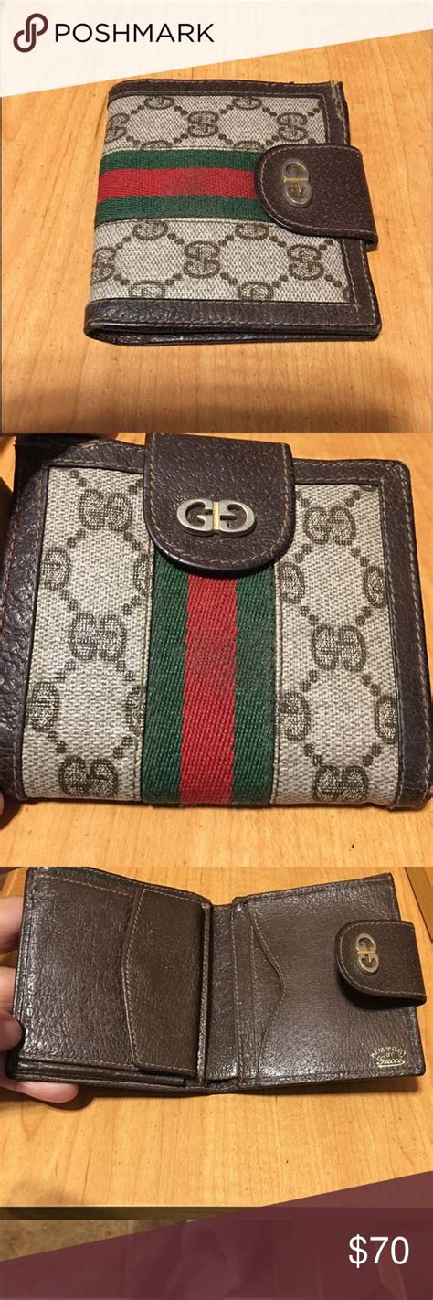 vintage gucci wallets|vintage Gucci wallet women's.